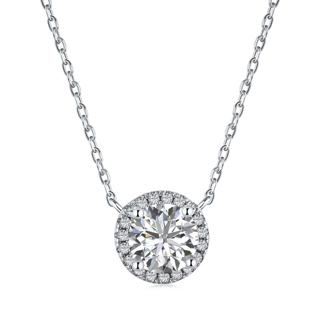 [Amore Jewelry]Luxurious Round Cut Necklace
