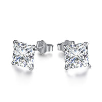 [Amore Jewelry]Ornate Square Shape Earrings