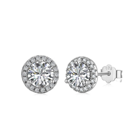 [Amore Jewelry]Classic Princess Round Shape Earrings
