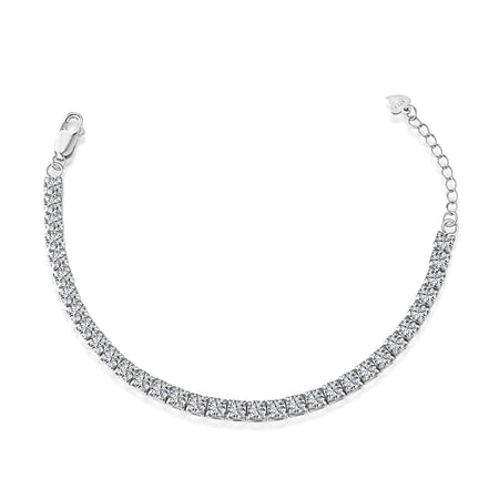 [Amore Jewelry]Sparkling Radiant Princess Cut Tennis Bracelet