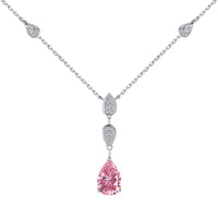 [Amore Jewelry]Dazzling Pear Cut Necklace