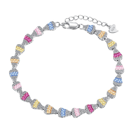 [Amore Jewelry]Radiant Water Drop Shape Daily Bracelet