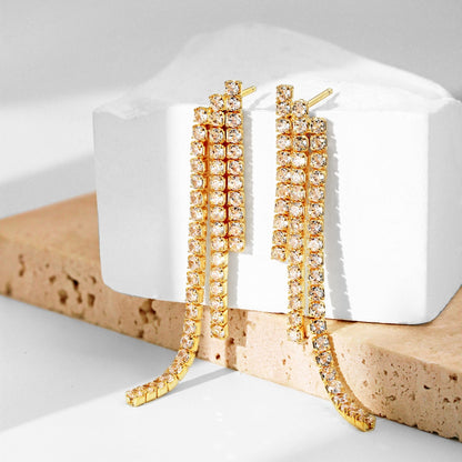 [Amore Jewelry]Luxurious Dainty Banquet Earrings