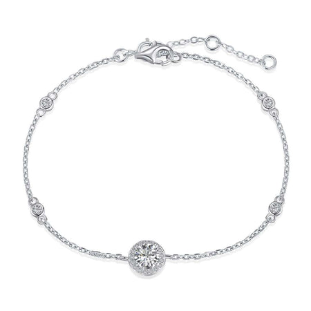 [Amore Jewelry]Dazzling Round Cut Shape Bracelet