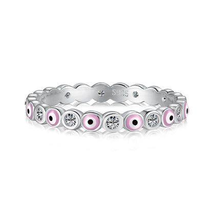 [Amore Jewelry]Sparkling Vibrant Round Shape Daily Ring