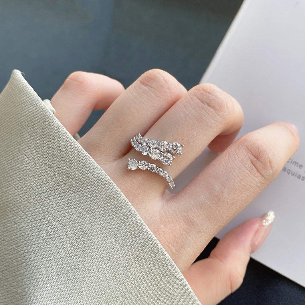 [Amore Jewelry]Unique Vivid Snake Shape Daily Ring