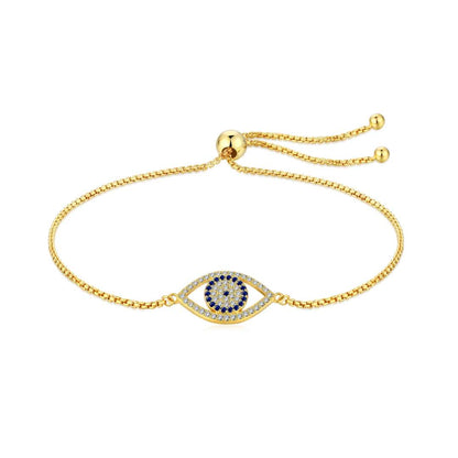 [Amore Jewelry]Dazzling Eye Shape Necklace