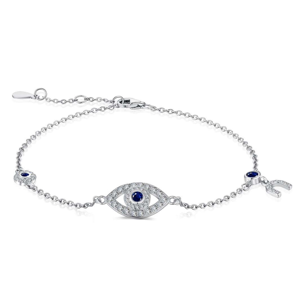 [Amore Jewelry]Dainty Eye Shape Necklace