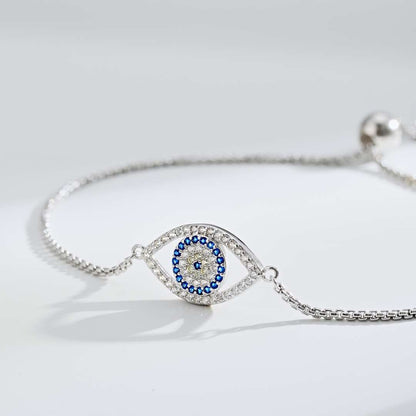 [Amore Jewelry]Dazzling Eye Shape Necklace