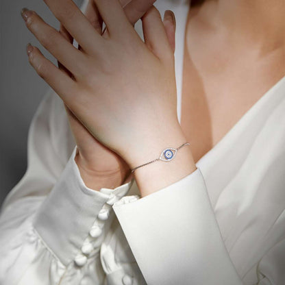 [Amore Jewelry]Dazzling Eye Shape Necklace