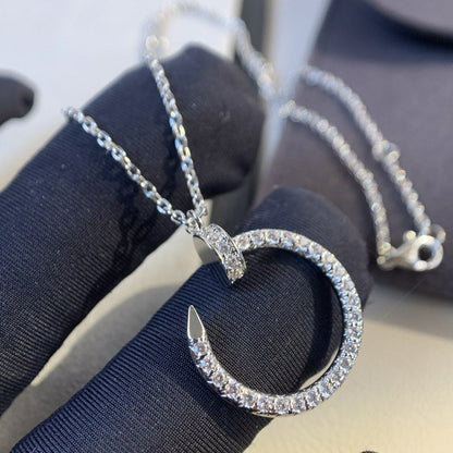 [Amore Jewelry]JUSTE NECKLACE SILVER DIAMONDS