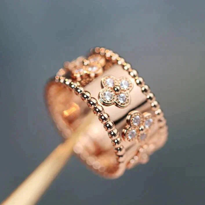 [Amore Jewelry]CLOVER KALEIDOSCOPE RING 10MM