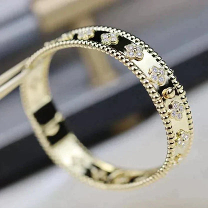 [Amore Jewelry]CLOVER BRACELET 8MM DIAMONDS