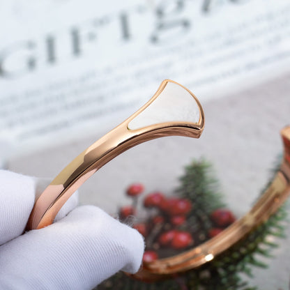 [Amore Jewelry]DREAM BRACELET OPEN PINK GOLD MOP DIAMOND