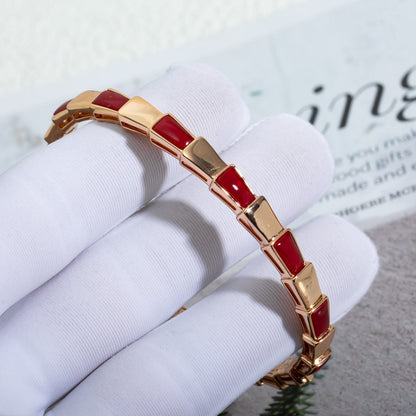 [Amore Jewelry]SERPENTI BRACELET PINK GOLD RUBELLITE
