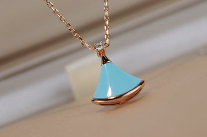 [Amore Jewelry]DREAM NECKLACE TURQUOISE PINK GOLD