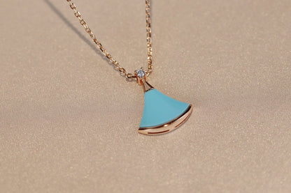[Amore Jewelry]DREAM NECKLACE TURQUOISE PINK GOLD