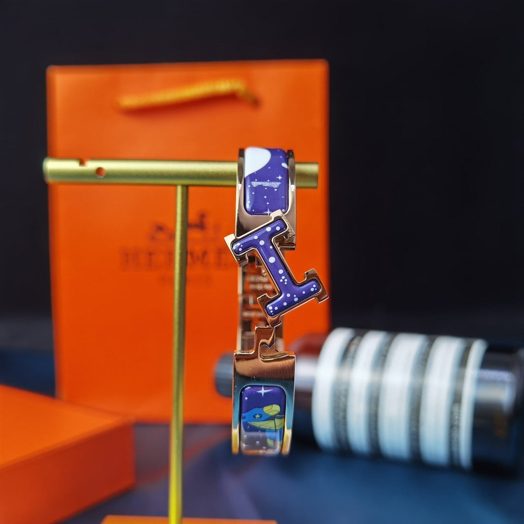 [Amore Jewelry]H STAR AND MOON BRACELET 12MM