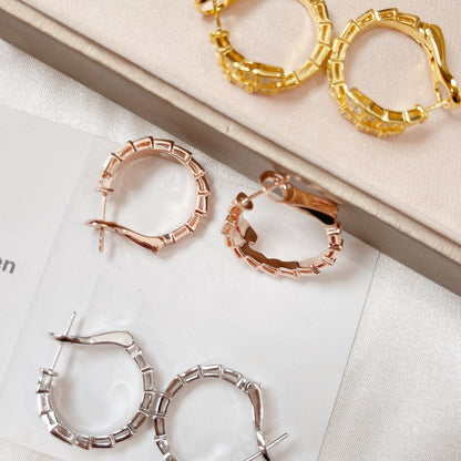 [Amore Jewelry]SERPENTI EARRINGS DIAMOND