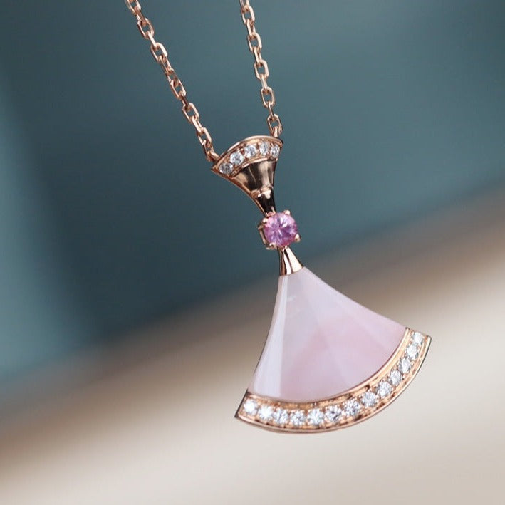 [Amore Jewelry]DREAM NECKLACE PINK MOP DIAMOND