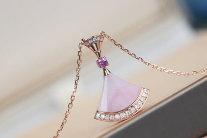 [Amore Jewelry]DREAM NECKLACE PINK MOP DIAMOND