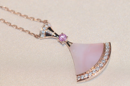 [Amore Jewelry]DREAM NECKLACE PINK MOP DIAMOND