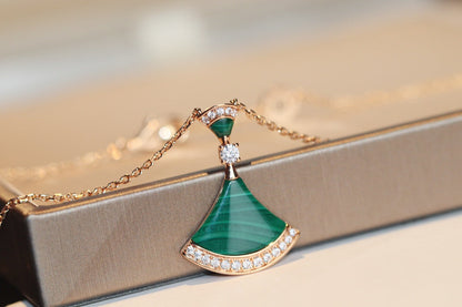 [Amore Jewelry]DREAM NECKLACE MALACHITE DIAMOND