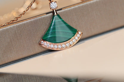 [Amore Jewelry]DREAM NECKLACE MALACHITE DIAMOND