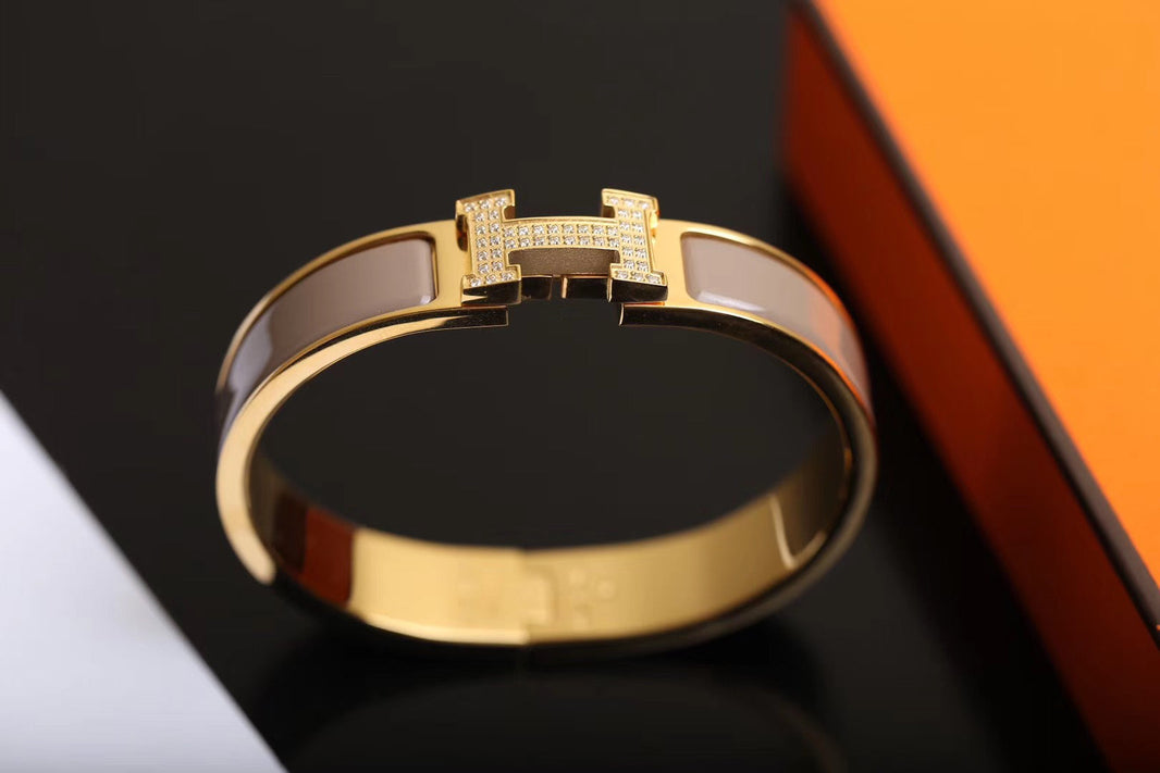 [Amore Jewelry]H BRACELET GOLD DIAMOND