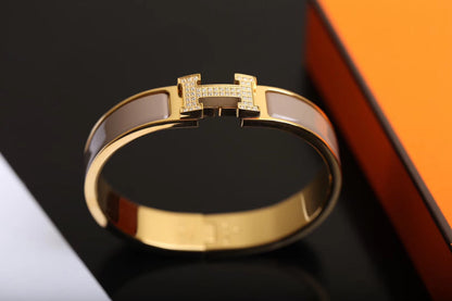 [Amore Jewelry]H BRACELET GOLD DIAMOND