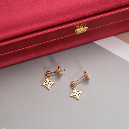 [Amore Jewelry]STAR EARRINGS GOLD