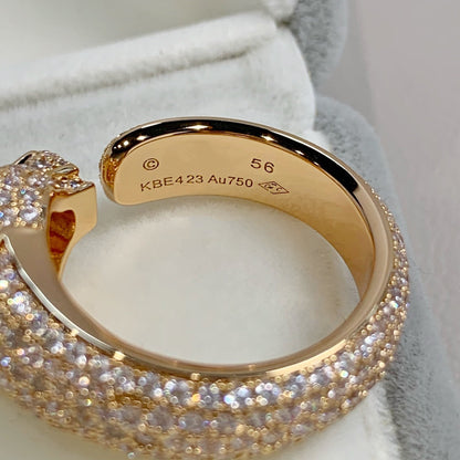[Amore Jewelry]PANTHERE PINK GOLD DIAMOND RING