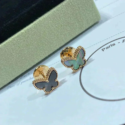 [Amore Jewelry]BUTTERFLY DARK MOP  EARRINGS