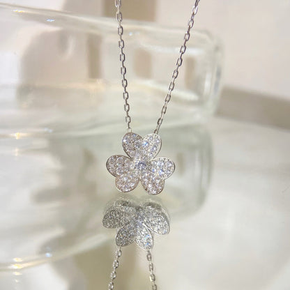 [Amore Jewelry]FLOWER DIAMOND NECKLACE