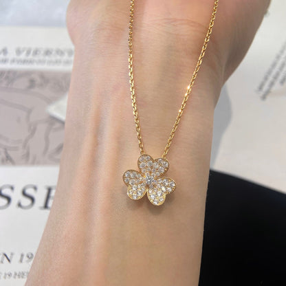 [Amore Jewelry]FLOWER DIAMOND NECKLACE