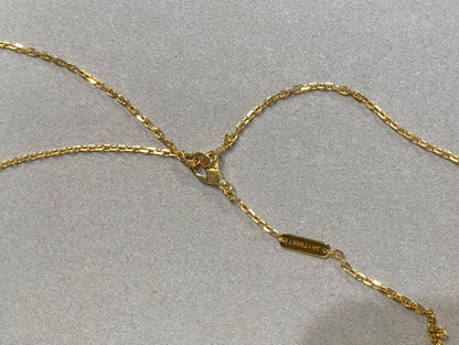 [Amore Jewelry]CLOVER 25MM NECKLACE GOLD CARNELIAN