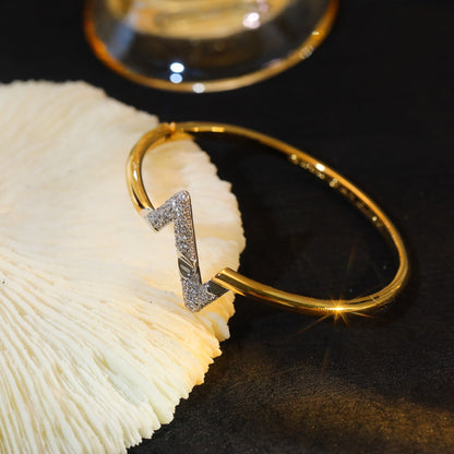 [Amore Jewelry]VOLTE UPSITE DOWN GOLD DIAMOND BRACELET