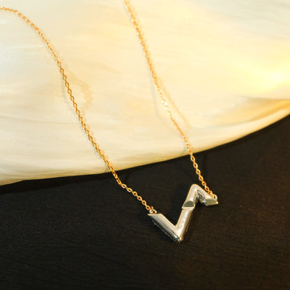 [Amore Jewelry]VOLT SILVER DIAMOND PEDANT NECKLACE