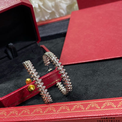 [Amore Jewelry]CLASH LARGE HOOP EARRINGS