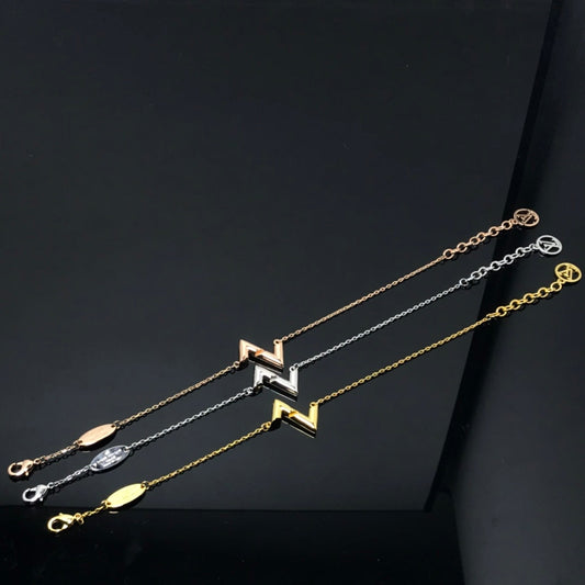 [Amore Jewelry]VOLT LV LOGO BRACELET