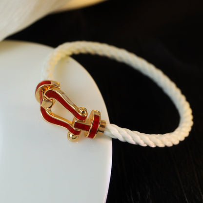 [Amore Jewelry]FORCE 10 WHITE TEXTILE DIAMOND PAVED