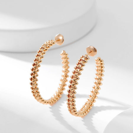 [Amore Jewelry]CLASH HOOP EARRINGS