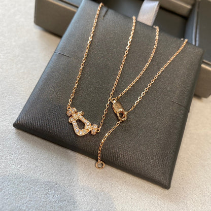 [Amore Jewelry]FORCE 10 DIAMOND PINK GOLD NECKLACE MINI MODEL