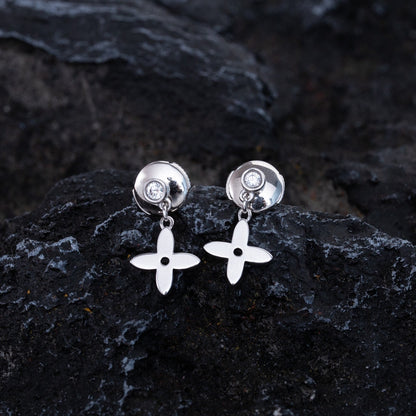 [Amore Jewelry]VIDYLLE SILVER DIAMOND MINI DROP EARRINGS