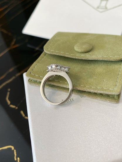 [Amore Jewelry]CLOVER SILVER RING
