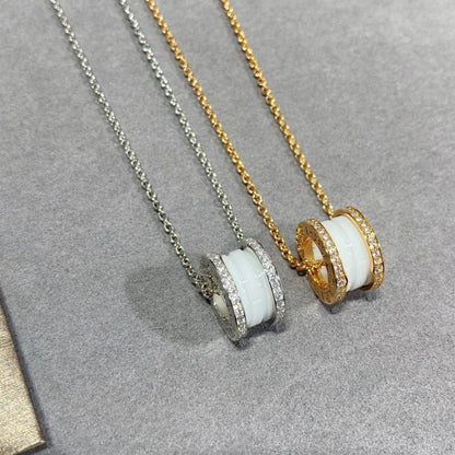 [Amore Jewelry]ZERO 1 DIAMOND CERAMIC NECKLACE