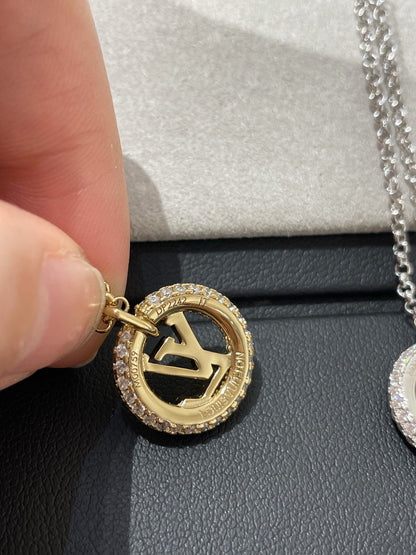 [Amore Jewelry]BY NIGHT DIAMOND PAVED NECKLACE