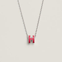 [Amore Jewelry]H NECKLACE PINK