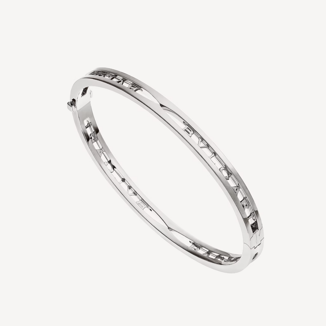 [Amore Jewelry]ZERO 1 SPIRAL LOGO SILVER BRACELET