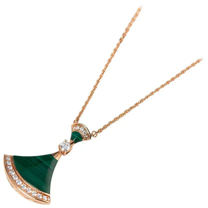 [Amore Jewelry]DREAM NECKLACE MALACHITE DIAMOND
